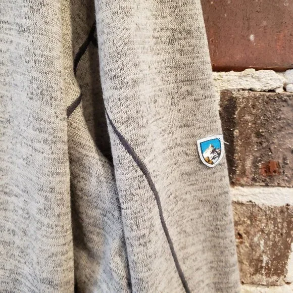 KUHL Ryzer 1/4 Zip Long Sleeve Pullover Shirt Men's Size 2XL Style #3112 Gray - Picture 5 of 12